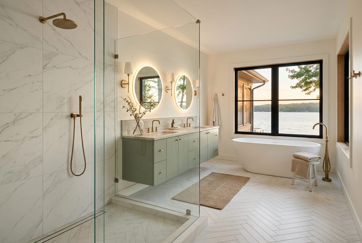 Sandoval Bathroom Remodeling Inc, bathroom remodeling in Olympia, completed project 2